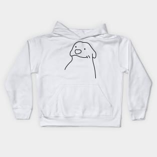 Dog meme Kids Hoodie